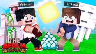 Diamonds in Our Veins!!  Iron and Rocket Shop on Realms SMP!!