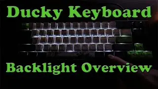 Ducky Miya Pro Mechanical Keyboard - LED Lighting Modes Overview