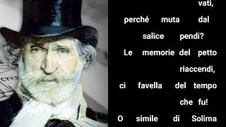 Va pensiero - dall'opera il Nabucco di Giuseppe Verdi