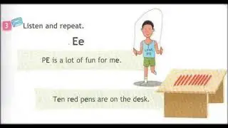 Spotlight 3 Student's Book Module 1 School Days page13 ex. 3 Letter E 
