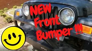 Jeep Wrangler TJ Front Bumper! TJ Aftermarket EAG Front Bumper
