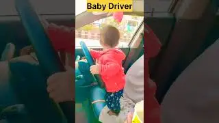 Baby Driving skil/Born to Rock #cutebaby #love #ytshorts #shorts #driving #skills