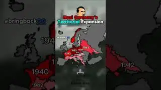 Nazi Germany's Territorial Expansion 🇩🇪  #europe #mapping #history #germany #education #geography