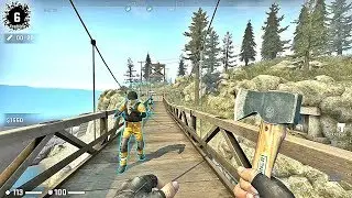 CS:GO · Danger Zone Gameplay on Blacksite map (CSGO Battle Royale)