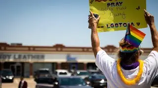 'Be who we are unapologetically' Watauga residents protest anti-gay church