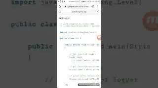 Java.util.logging.level(1)