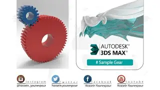 3Dstudio MAX TUTORIAL: how to model Gear in 3DstudioMAX !