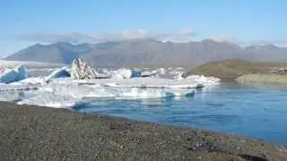 Iceland icebergs & mountains
