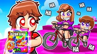 I Made a KID Mad in Bike Obby, and His MOM Joined!