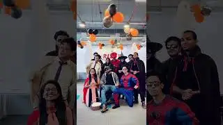 Halloween dance at office #shorts #officevibes #halloween