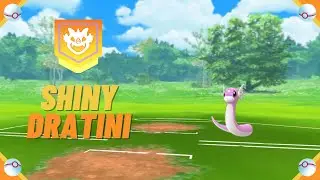 A Wild ✨ Shiny Dratini ✨ Appeared! [Pokemon GO] #shorts