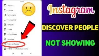 Instagram Discover People Not Showing || How to fix instagram discover people option not Showing