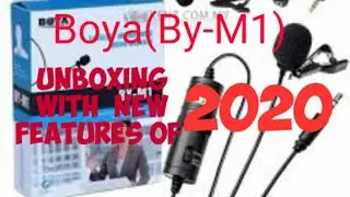 Unboxing of Boya By-M1 with new features of 2021