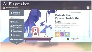 Event Outside The Canvas, Inside The Lens | Genshin Impact