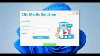 Gestion Cabinet Médical #02 : Fenêtre de connexion ( login )