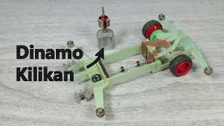 Test run tamiya buatan sendiri dengan dinamo kilikan