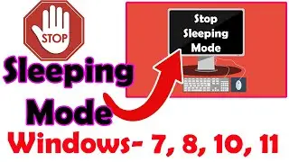 How to stop sleeping mode in your computer II any computer or laptop II  windows 7,8,10,11