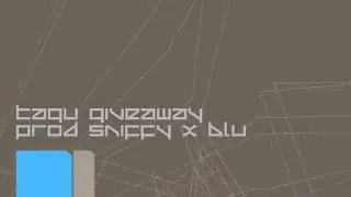 TAGU, SNIFFY, BLU - GIVEAWAY (Video By VEGAPUNK)
