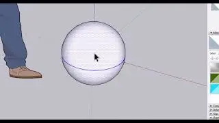 Sketchup วาดทรงกลม (ball)