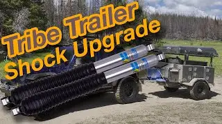 Busted Our Shocks on OurTribe Trailer Basecamp - Time for an upgrade!