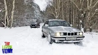 ВАЗ 2106 VS BMW e34 / ЗАСТРЯЛИ ОДНИ В ЛЕСУ - ВЛОГ