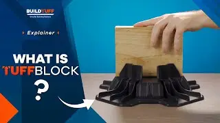 TuffBlock Explained in 90 Seconds - The Most Advanced Deck Foundation Block