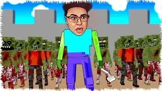 Қаланы Төртбұрышты Зомбилер басып алды