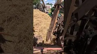 McCormick Deering Baler at work 🚜 Pinckneyville Illinois Tractor Show #shorts