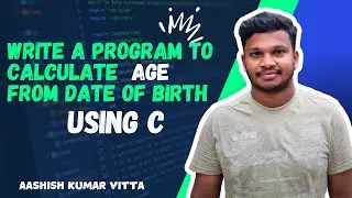 Calculate age from date of birth | C #Programming #interview #dsa #education #algorithm