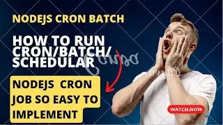 Nodejs Cron Job | How to run cron job 
