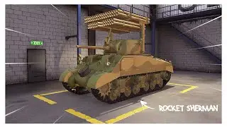 Restoring the Rocket Launching Sherman