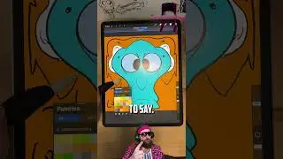A way!  better way to use procreate color drop   #shorts