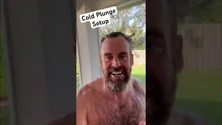 My cold plunge setup with Recover Fun 