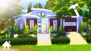 🏠The Sims 4 Speed Build || Tiny Hill Modern Mansion || #thesims4 #house 🏠