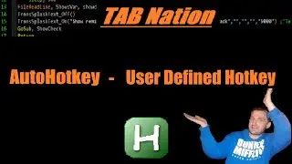 AutoHotkey - User Defined Hotkey / Changing Hotkey Outside of Code
