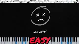 Escape, Даня Милохин - So low (кавер на пианино + ноты) Easy