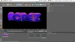 Cinema 4D Tutorial: Rotated 3D Text Effect - AcrezHD