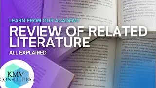 How to write a Review of Related Literature (RRL)
