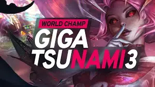 I Hit Nami 3 and Summoned the GIGA TSUNAMI (In Tournament) | Rank 1 TFT Set 12