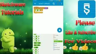 #24.Sketchware Tutorials- How to Change Pages using Spinner in Android/Sketchware
