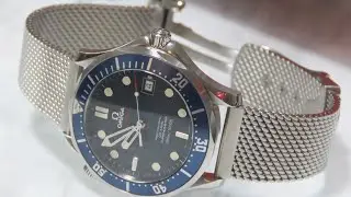 Omega stainless steel mesh bracelet - SMP 2220.80