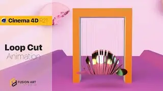 3D Loop Cut Animation (cinema 4D + redshift)