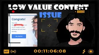 Low Value Content (AdSense Problem) || You Need to Fix Some Things to Use AdSense || Haider Tech