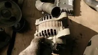 Как снять движок на Peugeot 307, ew10-2.0l