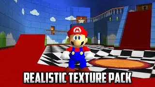 ⭐ Super Mario 64 PC Port - Realistic Texture Pack