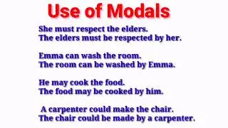 Active and Passive Voice with modals# Part 2