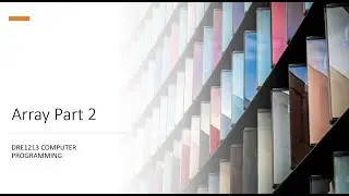 Array part 2