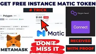 Matic - 🤑Get Free Instance Matic Token | Polygon Airdrop | Received Matic With Proof💰|Don't Miss It🤗