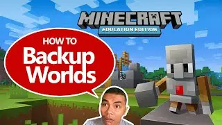 How to backup Minecraft Education Edition Worlds (PC Version)