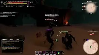 derrotando a Campeão da Arena izi